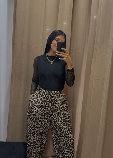 PANTALÓN BALLOON ANIMAL PRINT