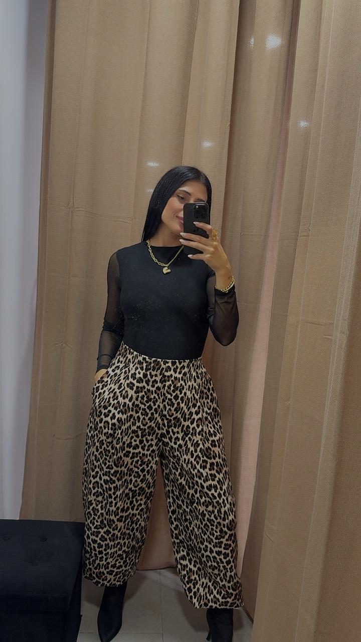 PANTALÓN BALLOON ANIMAL PRINT