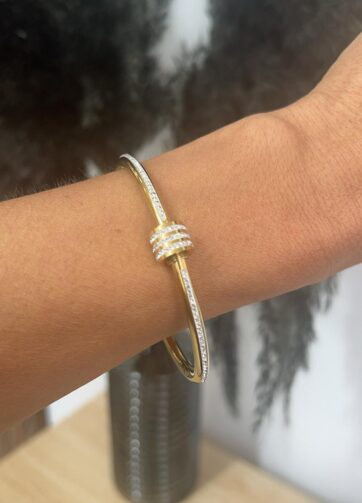 PULSERA NUDO BRILLOS